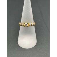 Ladies 14ct Yellow Gold Diamond Ring (Pre-Owned)