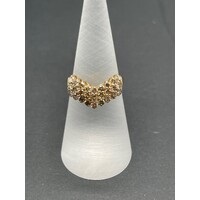 Ladies 18ct Yellow Gold Dress Ring (Pre-Owned)