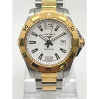 Longines HydroConquest L3.647.3 Caliber L250 39mm Two Tone Mens Diver Watch
