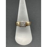 Ladies 9ct Yellow Gold Ring (Pre-Owned)