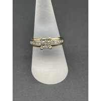 Ladies 18ct Yellow Gold Diamond Engagement Ring (Pre-Owned)