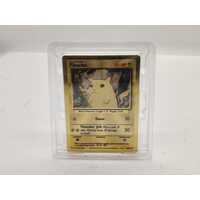 Pokémon Collectors Card Pikachu Commemorative Metal Card Limited Edition