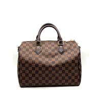 Louis Vuitton Speedy Bandoulière 30 Damier Ebene Canvas Handbag (Pre-owned)