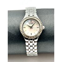 Citizen Quartz Japanese Movement Silver Tone Stainless Steel Watch