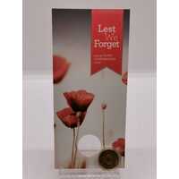 Australian Mint Lest We Forget 2015 $2 ‘Poppy’ Counterstamp Coin (Pre-owned)
