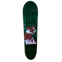 Frankie Hill Artist Series 4-50 Custom Bulldog/Bat Decal Finish Skateboard Deck