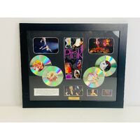 Pink Limited Edition #77/499 10 Photos Framed Memorabilia with COA