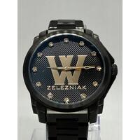 W Zelezniak Black Stainless Steel Analog Display Men’s Watch 