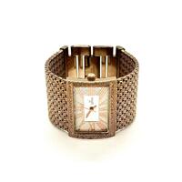 Loyal Women’s Rose Gold Tone Stainless Steel Small Size Rectangle Shape Watch