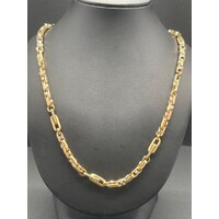 Ladies 18ct Yellow Gold Fancy Link Necklace (Pre-Owned)