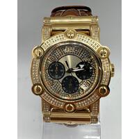 JBW Phantom Timepiece JB-6215-10C 10-Year Edition Chronograph Watch (Pre-owned)