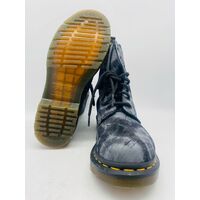 Dr. Martens 1460 Pascal Tie Dye Black Charcoal Grey Unisex Boots