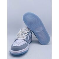 Nike Women’s Air Jordan 1 Low Wolf Grey DC0774-105 Size 5.5 US (Pre-owned)