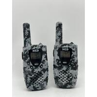XCD 0.5W UHF CB Handheld Radio 2 Pack Camo with Built-in LED Light
