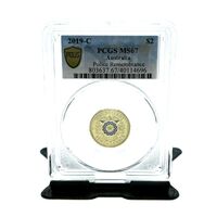 Australia PCGS MS67 2019 $2 Coin Police Remembrance C Mark Collectable Coin