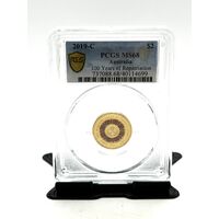 Australia PCGS MS68 2019 C $2 Coin 100 Years of Repatriation Collectable Coin