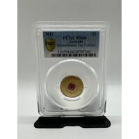 Australia PCGS MS66 2012 $2 Remembrance Day Colored Collectable Coin