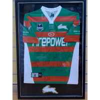 NRL 2005 South Sydney Rabbitohs Signed Firepower Away Jersey (Pre-owned)