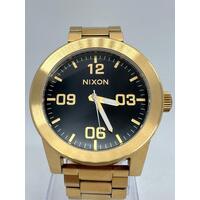 Nixon The Corporal Men’s Stainless Steel Watch All Gold/Black (Pre-owned)