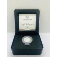 2022 Kangaroo Bounding $1 1/2oz Silver Proof Coin with COA (Pre-owned)