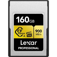 Lexar 160GB Professional CFexpress Type A Card Gold Series Memory Card