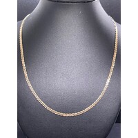 Unisex 9ct Yellow Gold Anchor Link Necklace