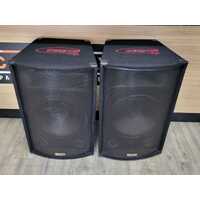 Weconic WH15 600W 80 OHM High-Power Audio Stereo Speaker Black (Pair)