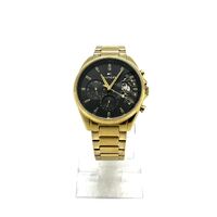 Tommy Hilfiger Gold Steel Men's Multifunction Day Date Stainless Steel Watch