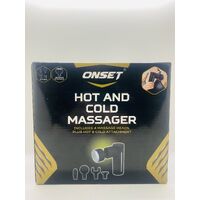 Onset Hot and Cold Massager 4 Interchangeable Massage Heads Hot Cold Attachment