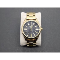 Diesel Gold Tone Metal Band Ladies Analog Watch DZ5474 Stainless Steel Case