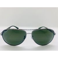 Ray-Ban Carbon Fibre Polarised Green Classic RB8313 004/N5 Mens Sunglasses
