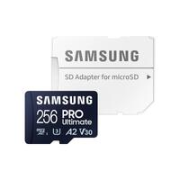 Samsung 256GB PRO Ultimate UHS-I microSDXC Memory Card with SD Adapter