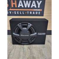 Pioneer TS-WX306B 1300W Max Subwoofer with Pioneer GM-A3702 500W Max Amplifier