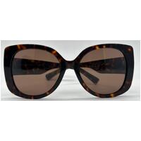 Versace VE 4387 108/73 Ladies Leopard Print Dark Brown Sunglasses