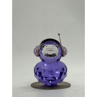 Swarovski Violet Crystal Figurine Happy Duck DJ Duck Headphones Limited Edition