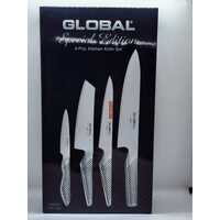 Global Special Edition G-251138 4 Pieces Cromova 18 Stainless Steel Knife Set