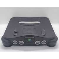 Nintendo 64 Video Gaming Console Charcoal Grey with Controller and Leads