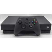 Microsoft Xbox One X 1TB Video Game Console Black with Controller and Leads