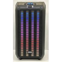 Laser Portable Party Speaker with LED Stand and Corded Microphone