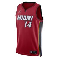 Nike NBA Miami Heat Tyler Herro 14 Red Dri FIT Swingman Jersey Size Large