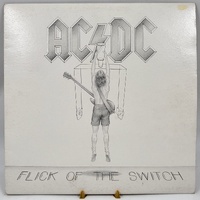 AC/DC Flick Of The Switch LP 1983 Australian First Press with Embossed Sleeve