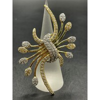 Ladies 18ct Yellow Gold Fancy Design Ring