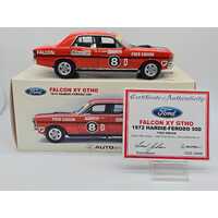 Autoart Ford Falcon XY GTHO 1972 Hardie-Ferodo 500 Fred Gibson Car #8D