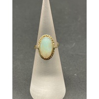 Ladies 9ct Yellow Gold Pearl Ring