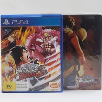 One Piece Burning Blood PlayStation 4 PS4 Video Game with Steelbook