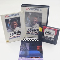 Mario Andretti Racing Sega Genesis Game With Manual Tested EA Sports 1994 NTSC-U/C