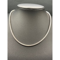 Unisex 925 Sterling Silver Rope Necklace