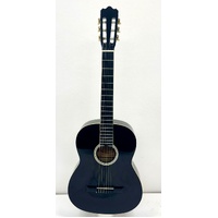 Ashton CG44 Nylon String Classic Acoustic Guitar Black 6 String