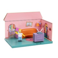 Jakks Pacific The Simpsons Living Room Diorama Playset 1/2 Scale Size