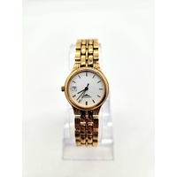 Longines L5.149.2 Gold Tone Swiss Made Stainless Steel Ladies Quartz Watch